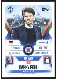 Danny Rohl, Kartička, 2025-26 Topps Match Attax EXTRA UEFA Champions League, BASE