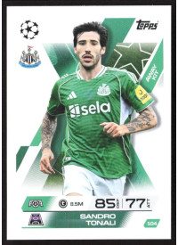 Sandro Tonali, Kartička, 2025-26 Topps Match Attax EXTRA UEFA Champions League, BASE