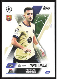Ferran Torres, Kartička, 2025-26 Topps Match Attax EXTRA UEFA Champions League, BASE