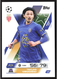 Takumi Minamino, Kartička, 2025-26 Topps Match Attax EXTRA UEFA Champions League, BASE