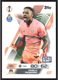 Pablo Rosario, Kartička, 2025-26 Topps Match Attax EXTRA UEFA Champions League, BASE