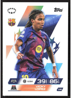 Vicky Lopez, Kartička, 2025-26 Topps Match Attax EXTRA UEFA Champions League, BASE
