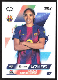 Salma Paralluelo, Kartička, 2025-26 Topps Match Attax EXTRA UEFA Champions League, BASE