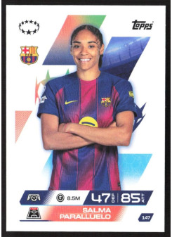 Salma Paralluelo, Kartička, 2025-26 Topps Match Attax EXTRA UEFA Champions League, BASE