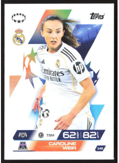 Caroline Weir, Kartička, 2025-26 Topps Match Attax EXTRA UEFA Champions League, BASE