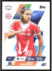 Lena Oberdorf, Kartička, 2025-26 Topps Match Attax EXTRA UEFA Champions League, BASE