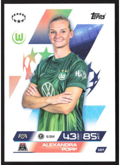 Alexandra Popp, Kartička, 2025-26 Topps Match Attax EXTRA UEFA Champions League, BASE