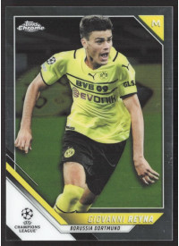 Giovanni Reyna, Card, 2021-22 Topps Chrome UEFA Champions League, BASE