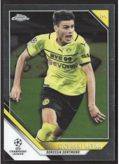 Giovanni Reyna, Kartička, 2021-22 Topps Chrome UEFA Champions League, BASE