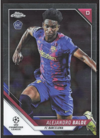 Alejandro Balde, Card, 2021-22 Topps Chrome UEFA Champions League, BASE