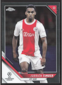 Jurrien Timber, Kartička, 2021-22 Topps Chrome UEFA Champions League, BASE