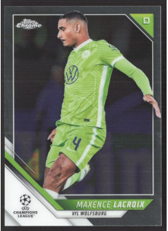 Maxence Lacroix, Card, 2021-22 Topps Chrome UEFA Champions League, BASE