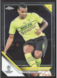 Manuel Akanji, Card, 2021-22 Topps Chrome UEFA Champions League, BASE