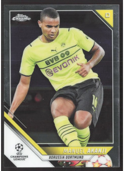 Manuel Akanji, Kartička, 2021-22 Topps Chrome UEFA Champions League, BASE
