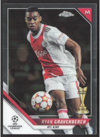 Ryan Gravenberch, Kartička, 2021-22 Topps Chrome UEFA Champions League, BASE