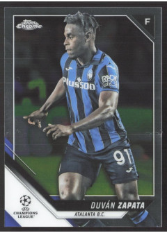 Duvan Zapata, Kartička, 2021-22 Topps Chrome UEFA Champions League, BASE
