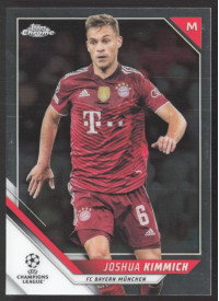 Joshua Kimmich, Card, 2021-22 Topps Chrome UEFA Champions League, BASE