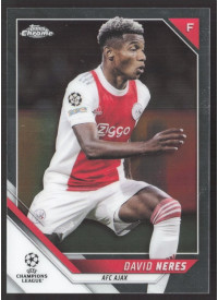 David Neres, Kartička, 2021-22 Topps Chrome UEFA Champions League, BASE