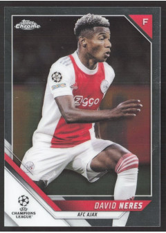 David Neres, Kartička, 2021-22 Topps Chrome UEFA Champions League, BASE