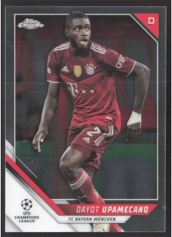 Dayot Upamecano, Card, 2021-22 Topps Chrome UEFA Champions League, BASE