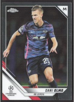 Dani Olmo, Card, 2021-22 Topps Chrome UEFA Champions League, BASE