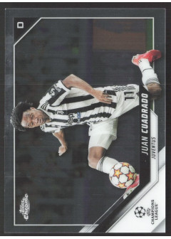 Juan Cuadrado, Kartička, 2021-22 Topps Chrome UEFA Champions League, BASE