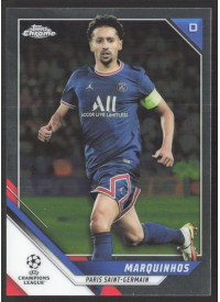 Marquinhos, Card, 2021-22 Topps Chrome UEFA Champions League, BASE