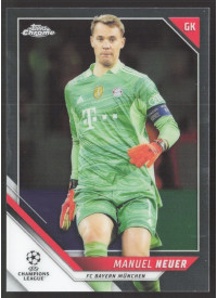 Manuel Neuer, Card, 2021-22 Topps Chrome UEFA Champions League, BASE