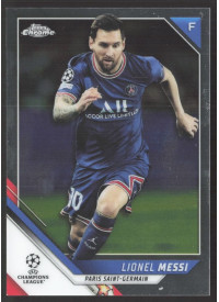 Lionel Messi, Card, 2021-22 Topps Chrome UEFA Champions League, BASE
