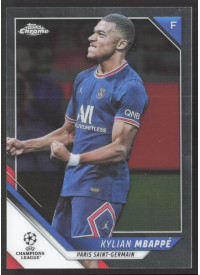 Kylian Mbappe, Card, 2021-22 Topps Chrome UEFA Champions League, BASE