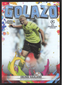 Erling Haaland, Kartička, 2021-22 Topps Chrome UEFA Champions League, INSERT