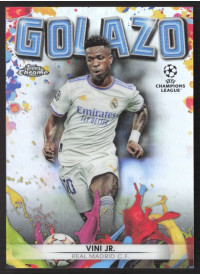 Vini Jr., Kartička, 2021-22 Topps Chrome UEFA Champions League, INSERT