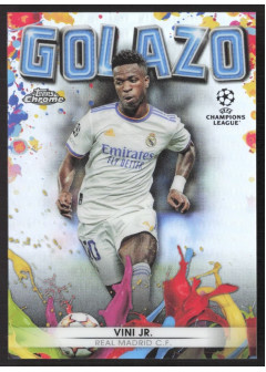 Vini Jr., Kartička, 2021-22 Topps Chrome UEFA Champions League, INSERT