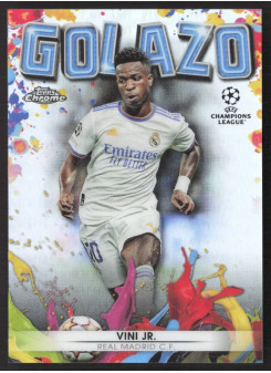 Vini Jr., Kartička, 2021-22 Topps Chrome UEFA Champions League, INSERT