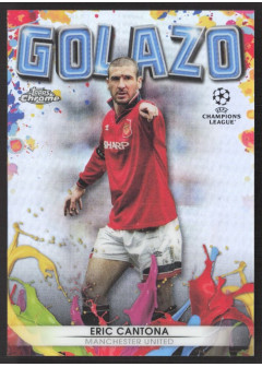 Eric Cantona, Card, 2021-22 Topps Chrome UEFA Champions League, INSERT