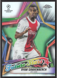 Ryan Gravenberch, Kartička, 2021-22 Topps Chrome UEFA Champions League, INSERT