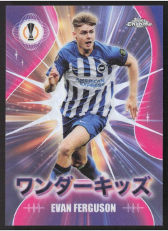 Evan Ferguson, Kartička, Topps Chrome UEFA Club Competitions 2023-24, Japan Edition
