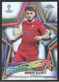 Harvey Elliott, Kartička, 2021-22 Topps Chrome UEFA Champions League, INSERT