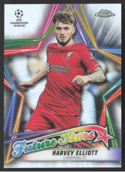 Harvey Elliott, Kartička, 2021-22 Topps Chrome UEFA Champions League, INSERT