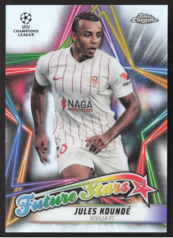 Jules Kounde, Kartička, 2021-22 Topps Chrome UEFA Champions League, INSERT