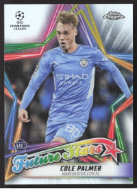 Cole Palmer, Kartička, 2021-22 Topps Chrome UEFA Champions League, INSERT