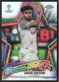 Karim Adeyemi, Kartička, 2021-22 Topps Chrome UEFA Champions League, INSERT