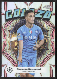 Giacomo Raspadori, Kartička, Topps Chrome UEFA Club Competitions 2023-24, INSERT