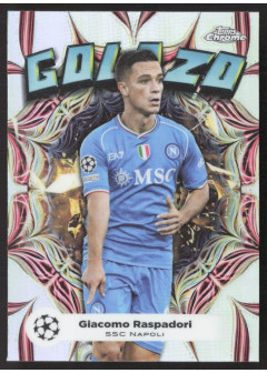 Giacomo Raspadori, Kartička, Topps Chrome UEFA Club Competitions 2023-24, INSERT