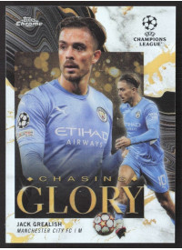 Jack Grealish, Kartička, 2021-22 Topps Chrome UEFA Champions League, INSERT