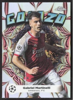 Gabriel Martinelli, Kartička, Topps Chrome UEFA Club Competitions 2023-24, INSERT