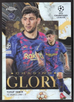 Yusuf Demir, Kartička, 2021-22 Topps Chrome UEFA Champions League, INSERT