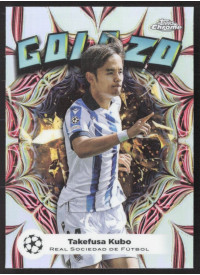 Takefusa Kubo, Kartička, Topps Chrome UEFA Club Competitions 2023-24, INSERT