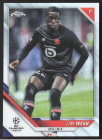 Tim Weah, Kartička, 2021-22 Topps Chrome UEFA Champions League, Refractor