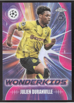 Julien Duranville, Kartička, Topps Chrome UEFA Club Competitions 2023-24, INSERT
